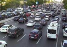 Paytaxtda sıxlıq olan yollar - SİYAHI
