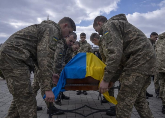 Rusiya 38 hərbçinin meyitini Ukraynaya qaytardı
