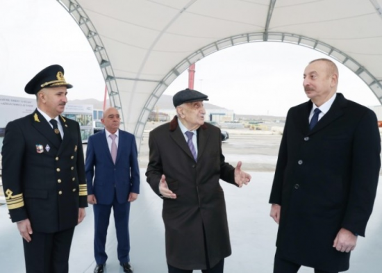 Prezident tankerin istismara verilməsi mərasimində - FOTOLAR (YENİLƏNİB)