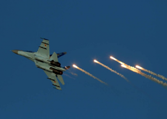 Qırıcılar Ukraynanın "Su-27" təyyarəsini VURDU