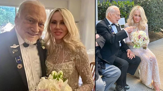 Aya ayaq basan ikinci astronavt 93 yaşında dördüncü dəfə evlənir