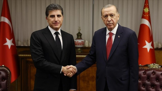 Ərdoğan Bərzani ilə görüşdü