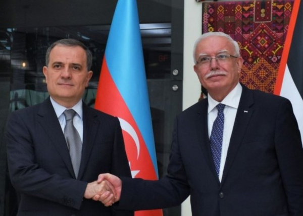 Azərbaycan və Fələstin XİN başçıları görüşdü
