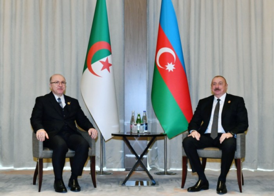 Prezident Əlcəzairin Baş naziri ilə görüşdü - FOTO