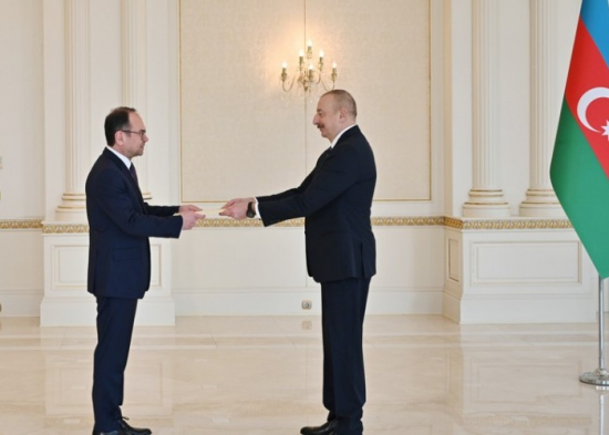 Prezident yeni səfirin etimadnaməsini qəbul etdi - FOTO (YENİLƏNİB)