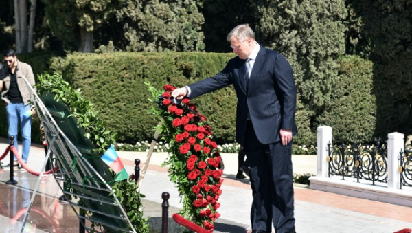 Həştərxan vilayətinin qubernatoru Azərbaycanda - FOTOLAR
