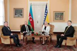 İlham Əliyevin Bosniya və Herseqovina lideri ilə görüşü olub - YENİLƏNİB