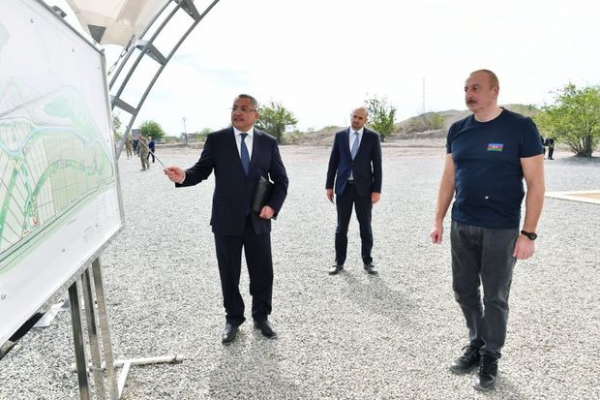 Cəbrayılın Şükürbəyli kəndinin təməli qoyulub