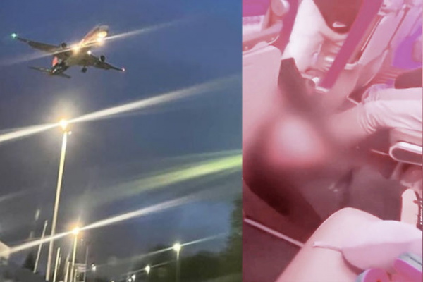 Sərnişinlər və pilotlar içkili sərnişini təyyarədən sürüyüb çıxardılar