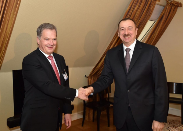 Sauli Niinistö İlham Əliyevi təbrik etdi