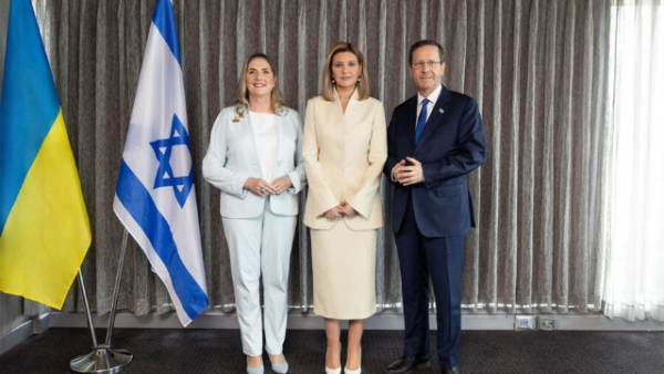 Yelena Zelenskaya İsrail lideri ilə görüşdü