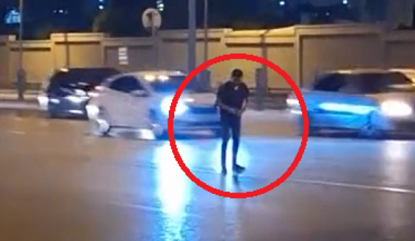 Bakıda piyada sürücülərə qorxulu anlar yaşatdı - VİDEO