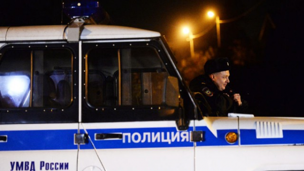 Moskvada polis maşınına “molotov kokteyli” atıldı