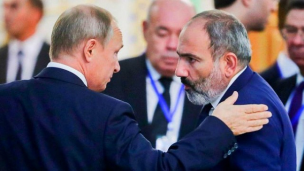 Paşinyan Putinə məktub göndərib