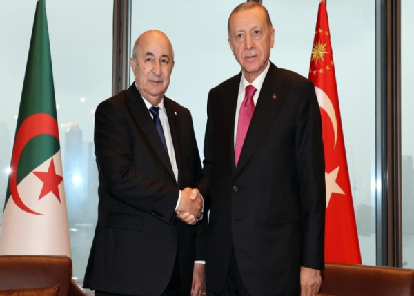Ərdoğan Əlcəzair prezidenti ilə görüşdü