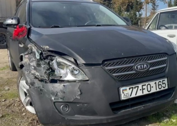 Narkotik çəkib maşın sürdü, qəza törətdi