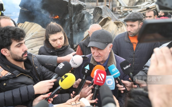 Yanğından ziyan çəkən sahibkar: “Bir milyon yarımlıq malım qısa zamanda kül oldu"