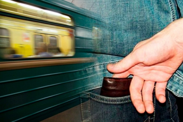 Metroda oğurluq edən şəxs saxlanıldı