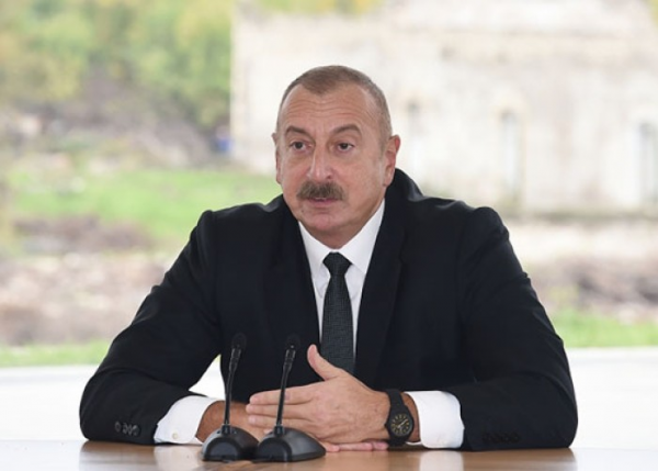 "Qarabağda əsas maneə basdırılmış minalardır" - İlham Əliyev