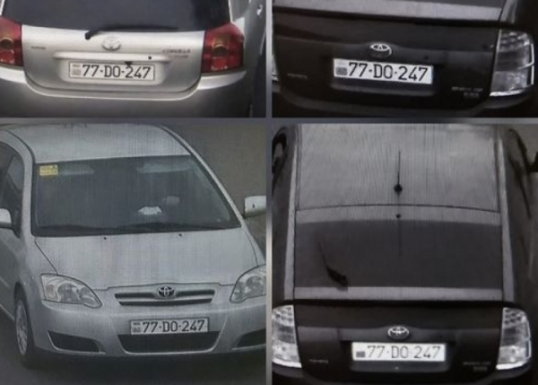 "Prius" sürücüsündən qanunsuz addım: Avtomobilin seriyasını dəyişdi