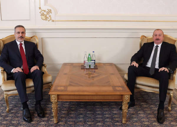 Prezident Hakan Fidanı qəbul etdi