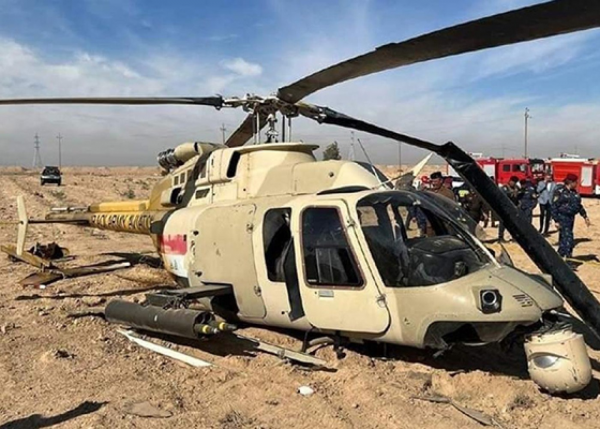 İraqda hərbi helikopter qəzaya uğradı - Polkovnik öldü