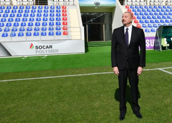 İlham Əliyev Xankəndidəki oyunu stadiondan izləyəcək